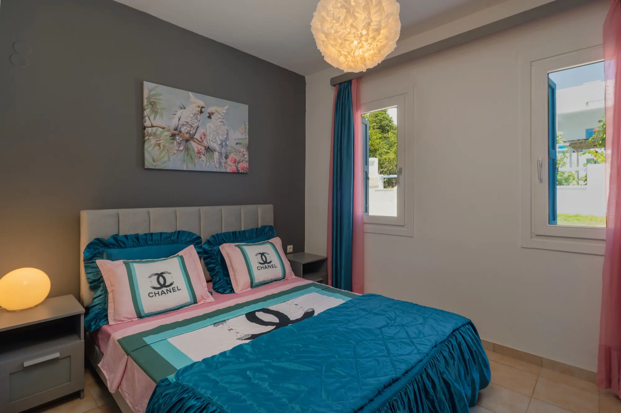 Master bedroom, Fonte Apartments Sea View House, Livadi, Serifos